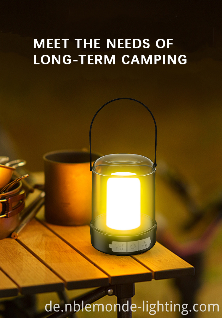 Waterproof camping lights